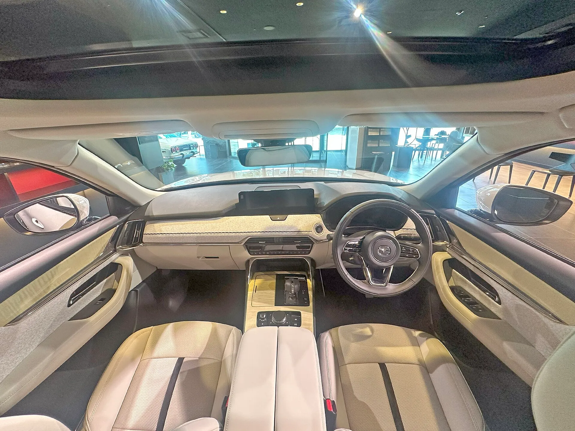 Mazda CX-80 interior dashboard