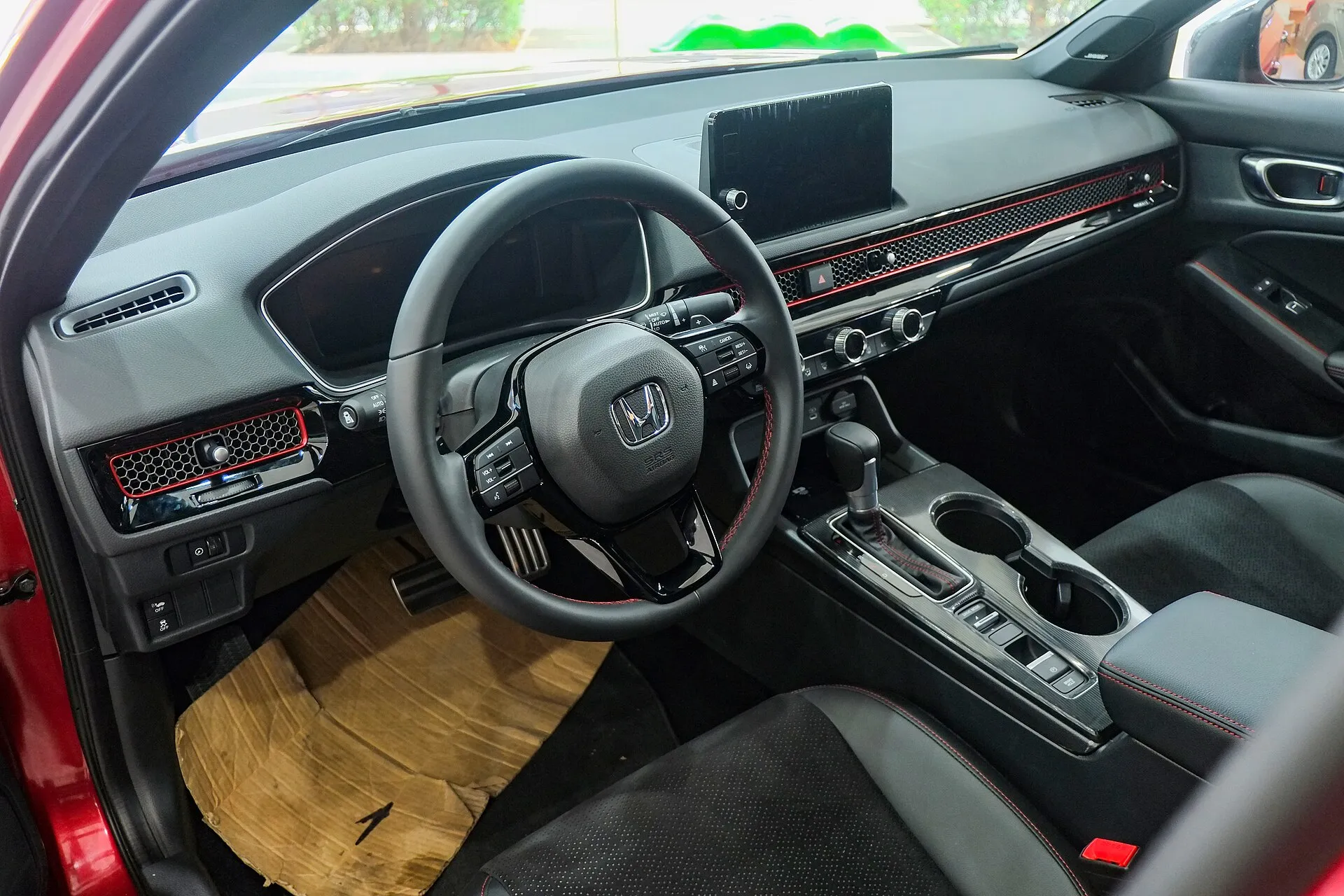 Honda Civic hybrid interior dashboard