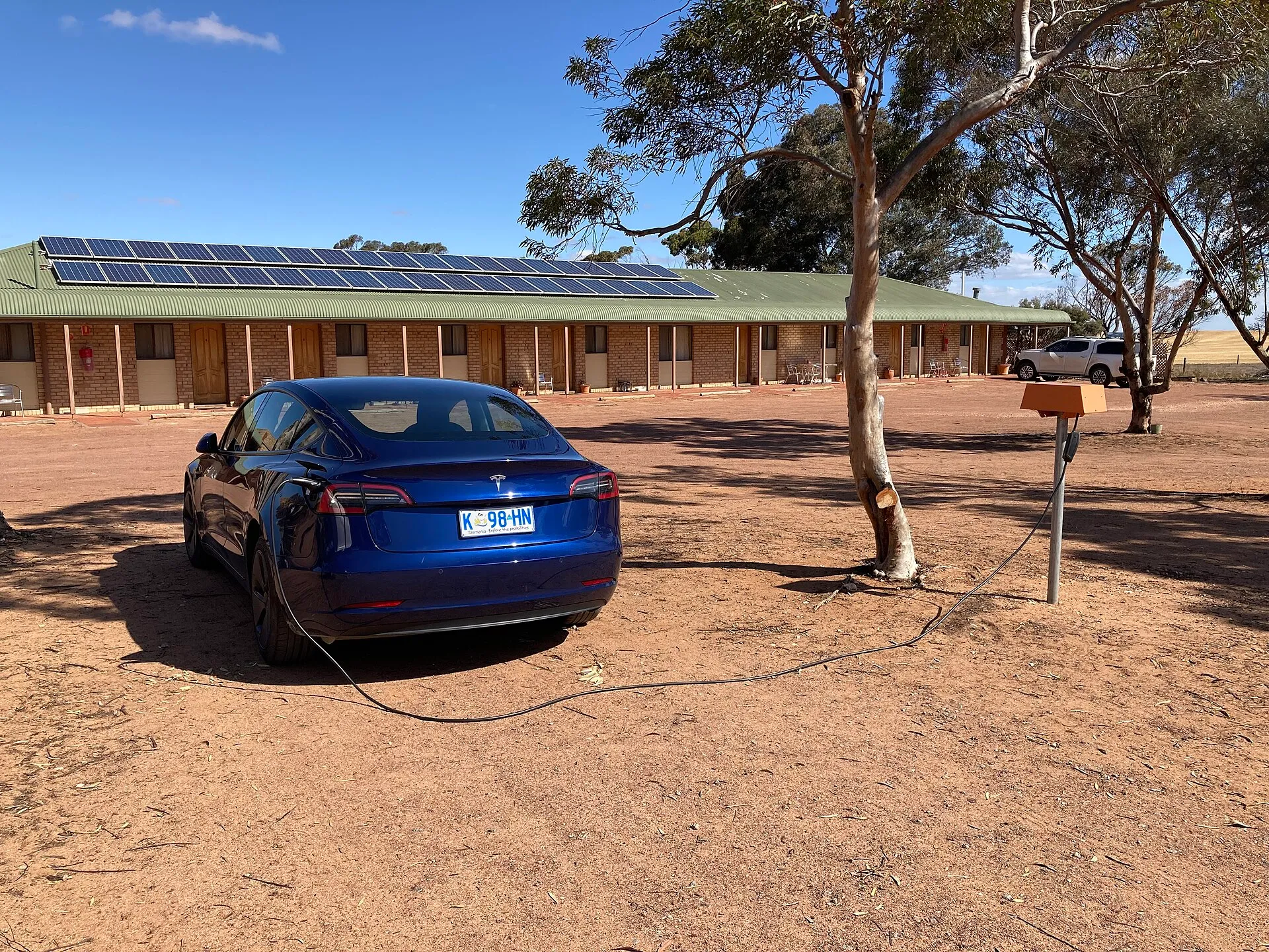 Tesla Model 3 charging at home
